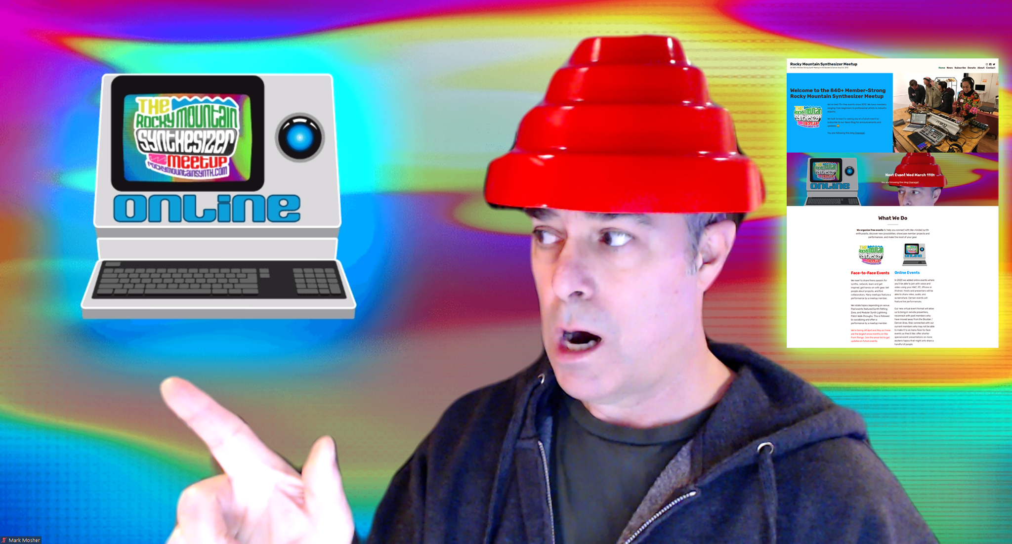 Rocky Mountain Synthesizer Meetup News: New Online Events + Relaunch of Website