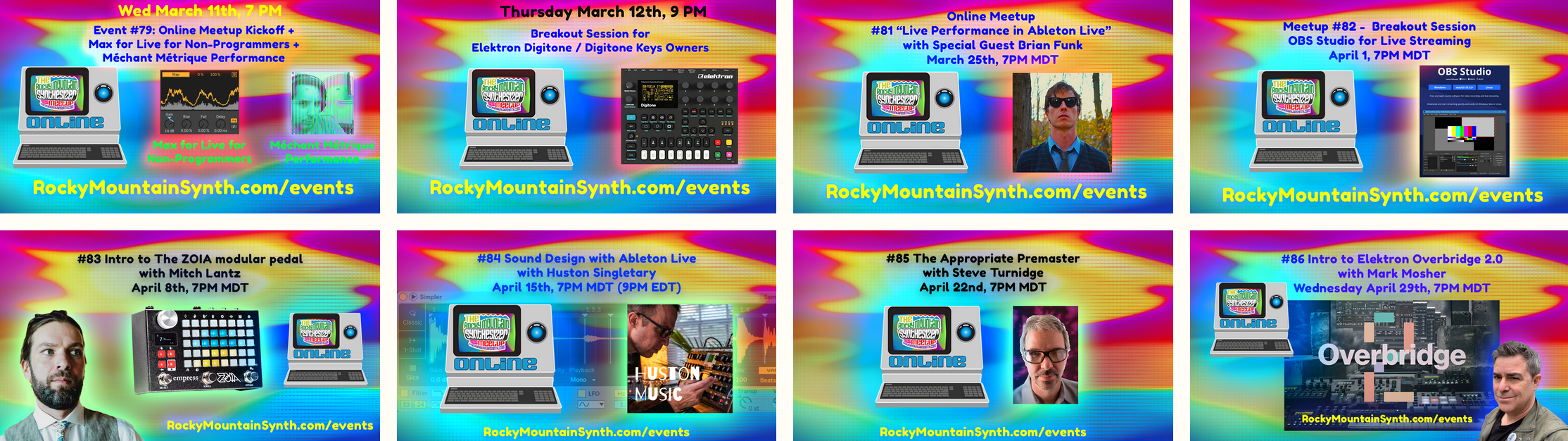 Rocky Mountain Synth Meet News for May