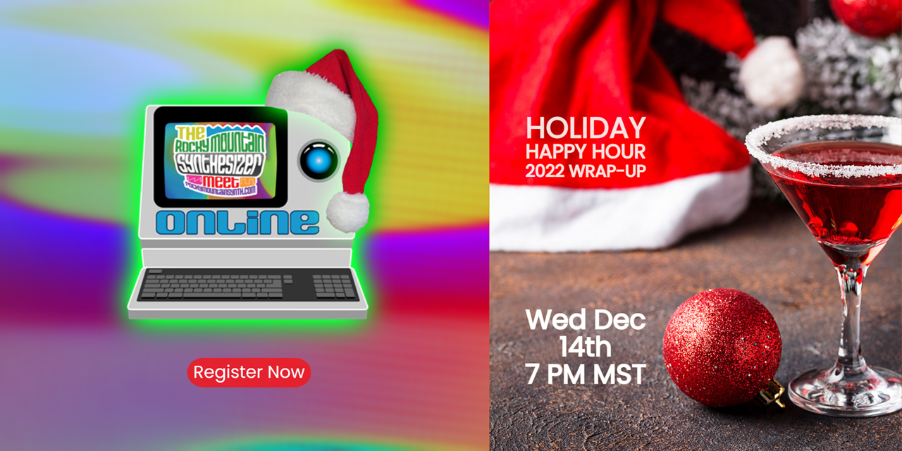 RMSM #126 – Online Holiday Happy Hour & 2022 Wrap-Up, Wed Dec 14th, 7 PM MST