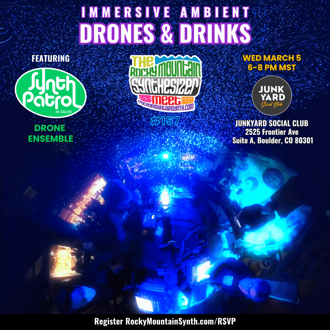 RMSM #157 – DRONES & DRINKS: An Immersive Ambient Music Experience