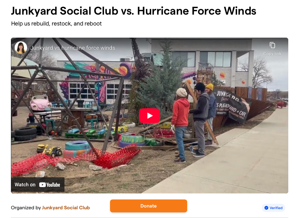 Junkyard Social Club Needs Our Help to Bounce Back from Hurricane&nbsp;Winds